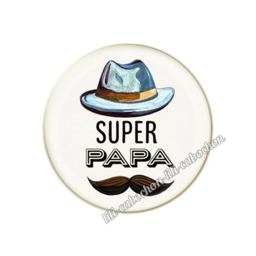 Cabochon résine a coller 25 mm papa gp32