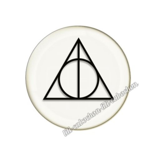 Cabochon résine a coller 25 mm harry pp46