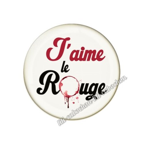 Cabochon résine a coller 25 mm vin pp95