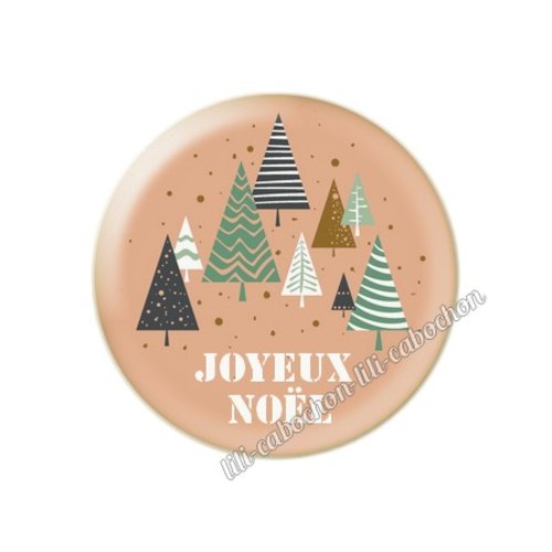 Joyeux noel nl16 cabochon en résine époxy 25 mm