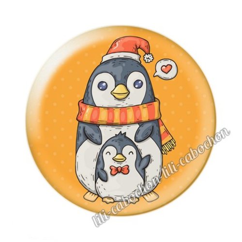 Joyeux noël noel34c cabochon en résine époxy 25 mm