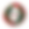 Joyeux noël noel39c cabochon en résine époxy 25 mm