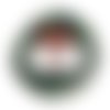 Joyeux noël noel44c cabochon en résine époxy 25 mm