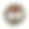 Joyeux noël noel47c cabochon en résine époxy 25 mm