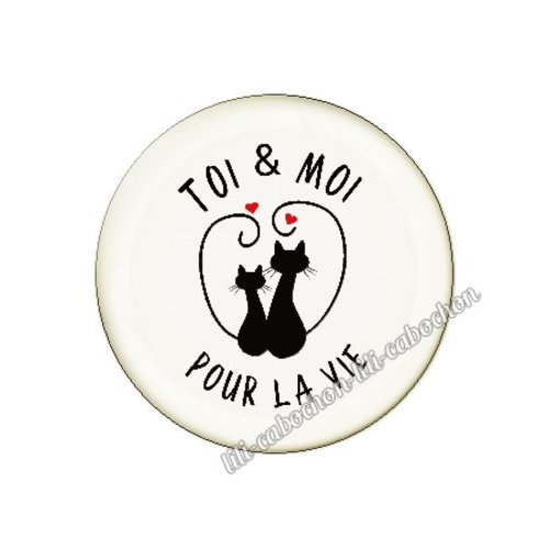 Cabochon résine a coller 25 mm chérie amour couple saint valentin coeur je t'aime p20