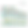 Téléchargement immédiat: images digitales pour cabochons à imprimer motifs bleu vert
