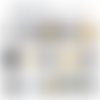 Téléchargement immédiat: images digitales pour cabochons à imprimer damassé