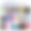 Téléchargement immédiat: images digitales pour cabochons à imprimer étoiles