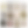 Téléchargement immédiat: images digitales pour cabochons à imprimer horloge