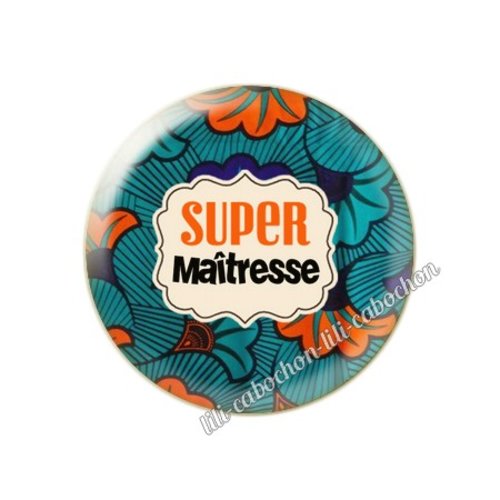 Maîtresse km4 cabochon en résine époxy 25 mm