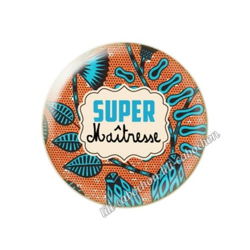 Maîtresse km8 cabochon en résine époxy 25 mm