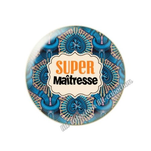 Maîtresse km12 cabochon en résine époxy 25 mm