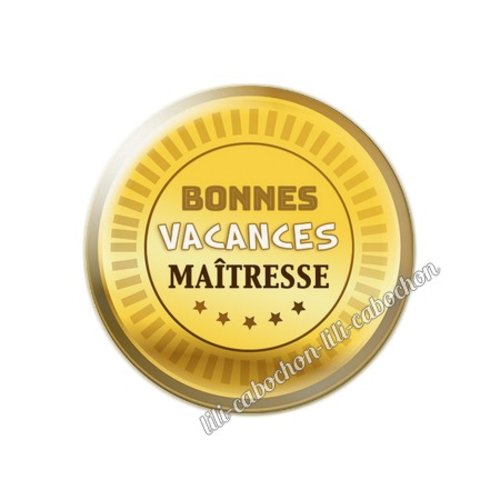 Maîtresse km18 au choix cabochon résine ou en verre avec ou sans support, miroir, magnet, porte clé