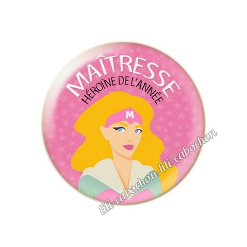 Maîtresse km29 cabochon en résine époxy 25 mm