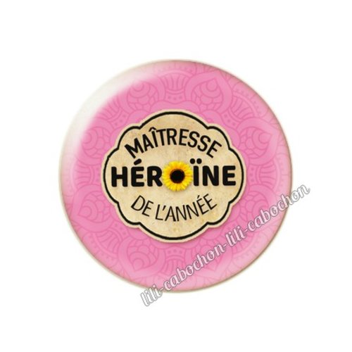 Maîtresse km33 cabochon en résine époxy 25 mm