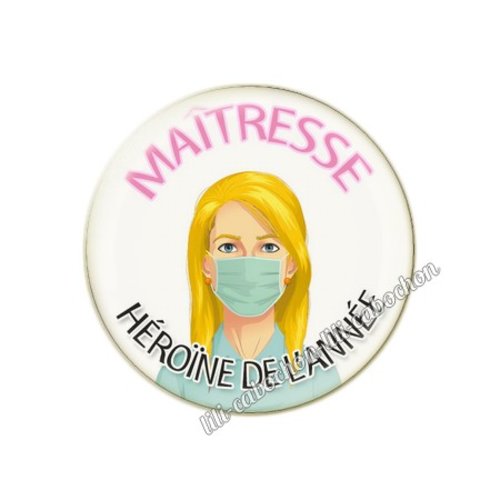 Maîtresse km34 cabochon en résine époxy 25 mm