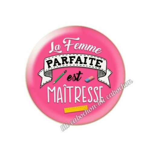 Maîtresse km41 cabochon en résine époxy 25 mm