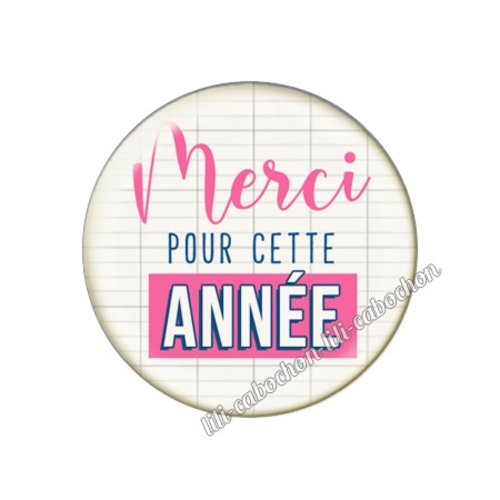 Merci pour cette année km47 cabochon en résine époxy 25 mm