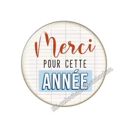 Merci pour cette année km48 cabochon en résine époxy 25 mm