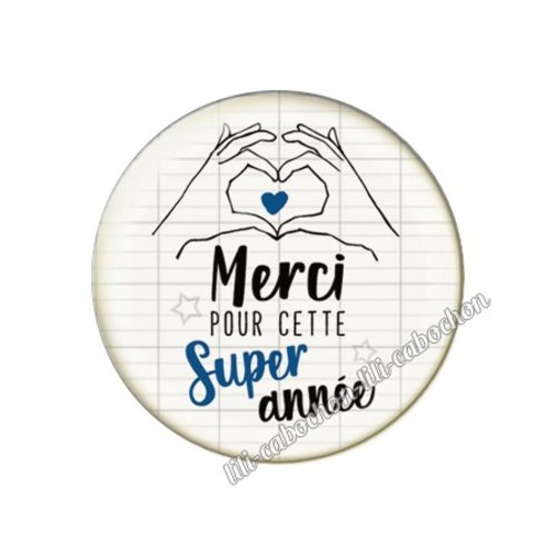 Merci pour cette année km49 cabochon en résine époxy 25 mm