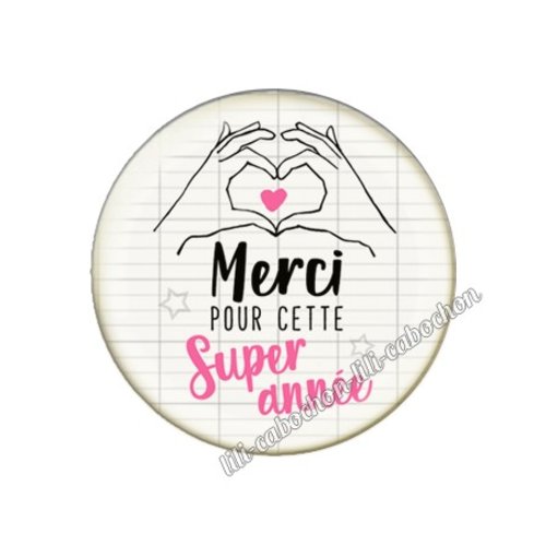 Merci pour cette année km61 cabochon en résine époxy 25 mm