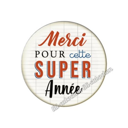 Merci pour cette année km62 cabochon en résine époxy 25 mm