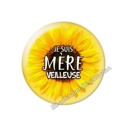 Mère-veilleuse maman km6 cabochon en résine époxy 25 mm