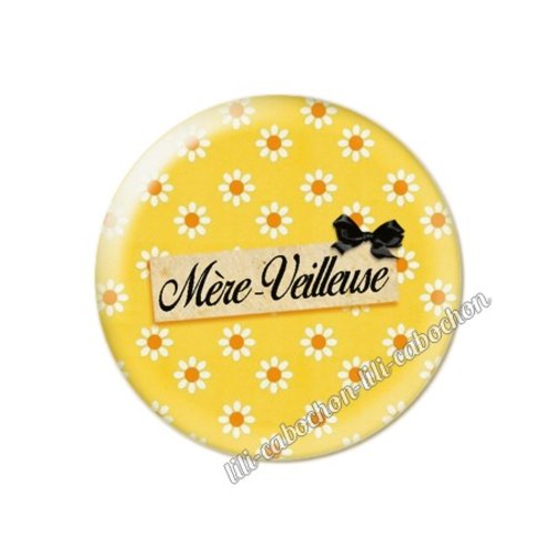 Mère-veilleuse maman km8 cabochon en résine époxy 25 mm