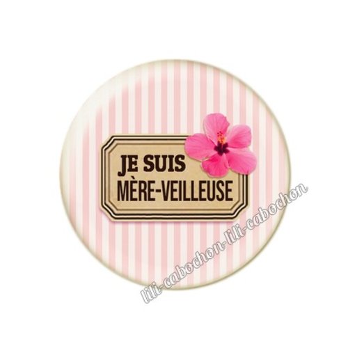 Mère-veilleuse maman km11 cabochon en résine époxy 25 mm