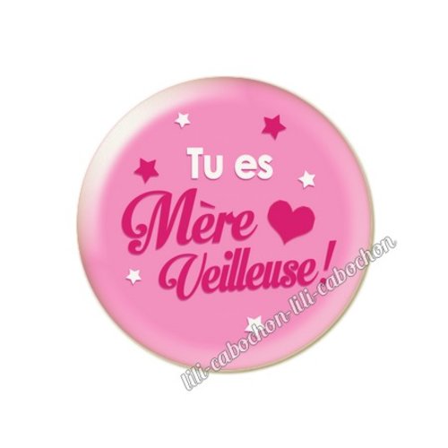 Mère-veilleuse maman km13 cabochon en résine époxy 25 mm