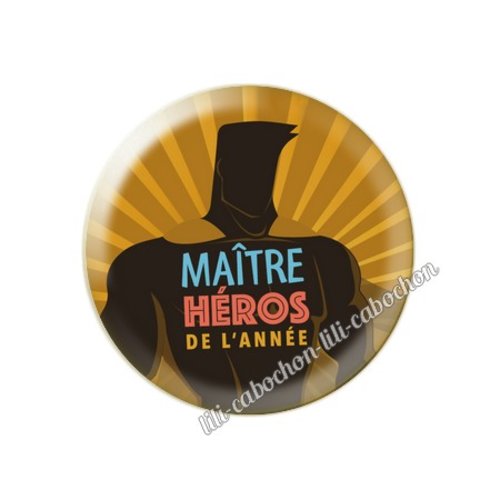 Maître km1 cabochon en résine époxy 25 mm