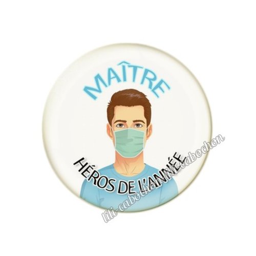 Maître km2 cabochon en résine époxy 25 mm