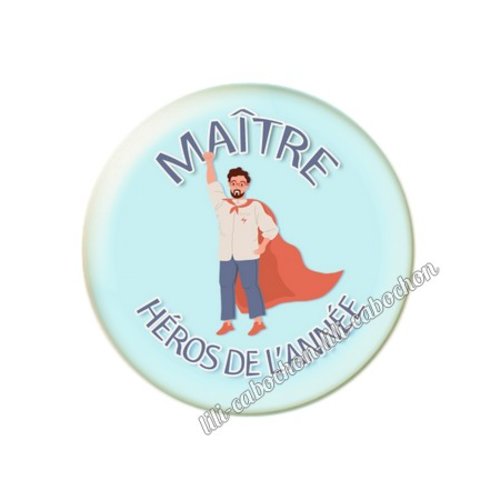 Maître km3 cabochon en résine époxy 25 mm