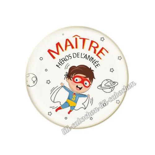 Maître km7 cabochon en résine époxy 25 mm