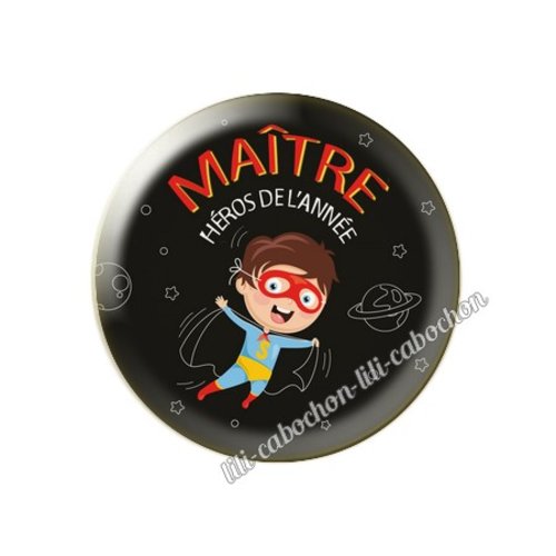 Maître km10 cabochon en résine époxy 25 mm