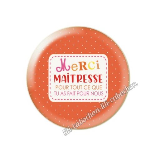 Maîtresse km4 cabochon en résine époxy 25 mm