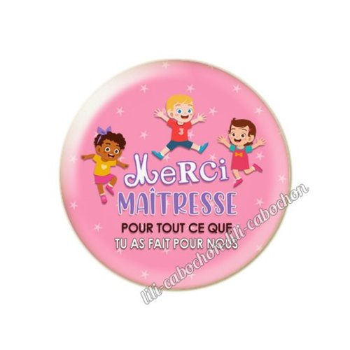 Maîtresse km7 cabochon en résine époxy 25 mm