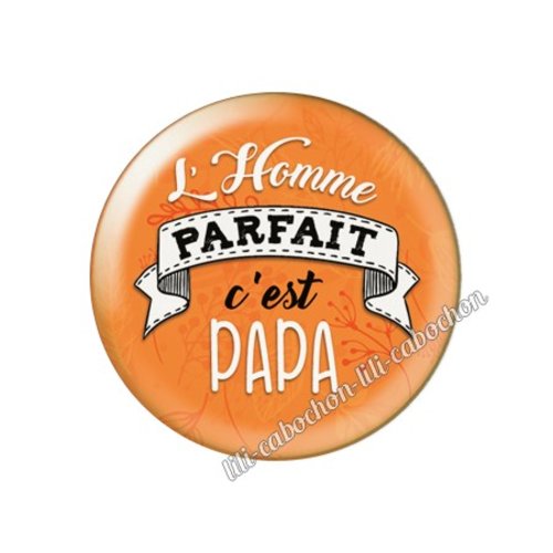 L'homme parfait papa km30 cabochon en résine époxy 25 mm