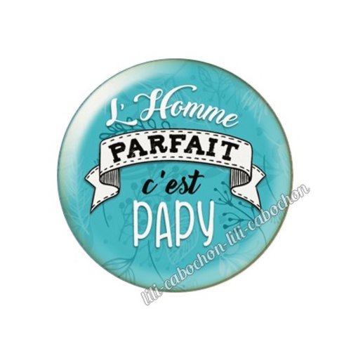 L'homme parfait papy km30 cabochon en résine époxy 25 mm