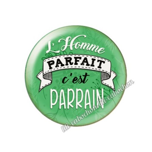 L'homme parfait parrain km31 cabochon en résine époxy 25 mm