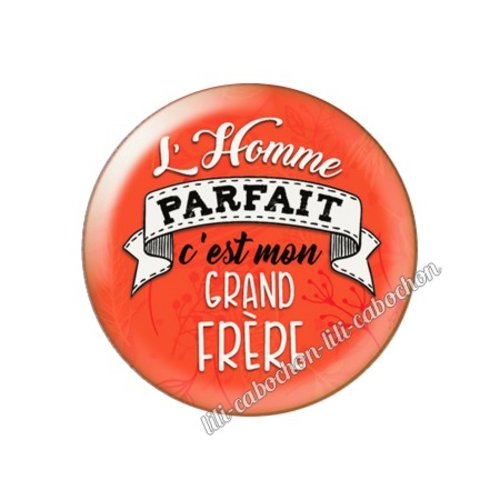 L'homme parfait grand frère km37 cabochon en résine époxy 25 mm