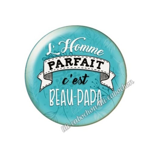 L'homme parfait beau-papa km39 cabochon en résine époxy 25 mm