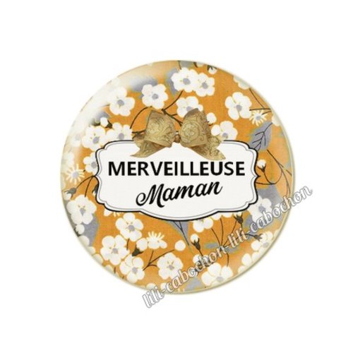 Maman kp.2 au choix cabochon résine ou en verre avec ou sans support, miroir, magnet, porte clé