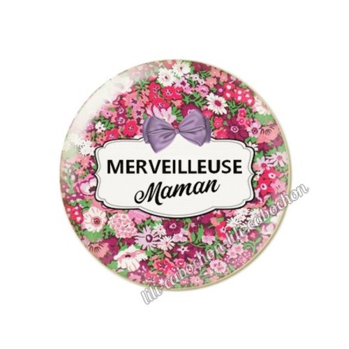 Maman kp.8 au choix cabochon résine ou en verre avec ou sans support, miroir, magnet, porte clé