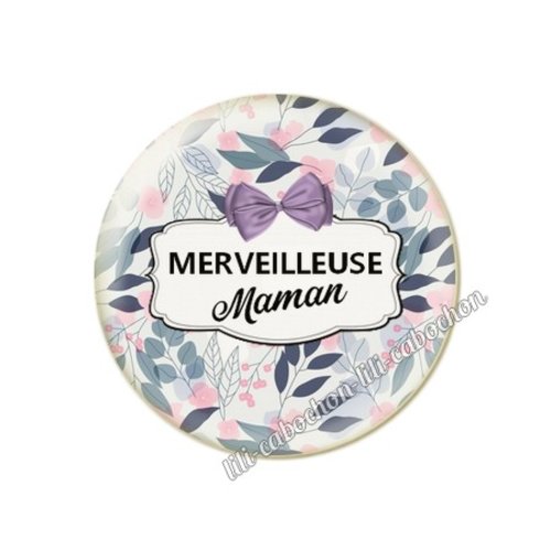 Maman kp.11 au choix cabochon résine ou en verre avec ou sans support, miroir, magnet, porte clé