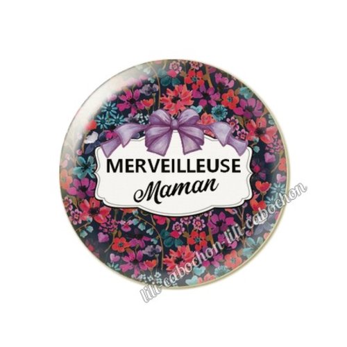 Maman kp13 au choix cabochon résine ou en verre avec ou sans support, miroir, magnet, porte clé