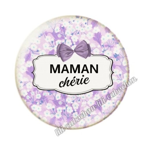 Maman kp27 au choix cabochon résine ou en verre avec ou sans support, miroir, magnet, porte clé