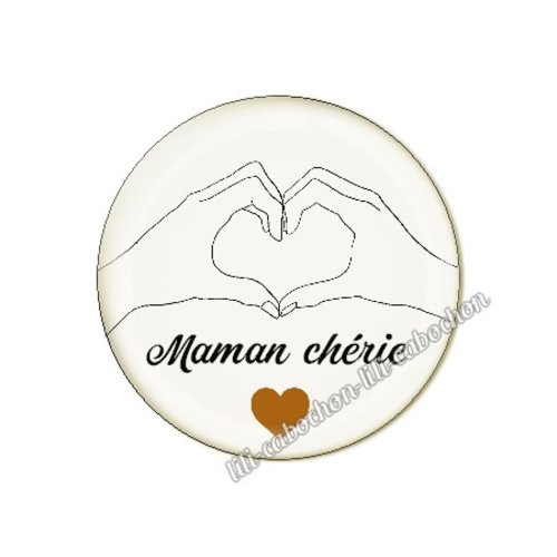 Maman kp31 au choix cabochon résine ou en verre avec ou sans support, miroir, magnet, porte clé