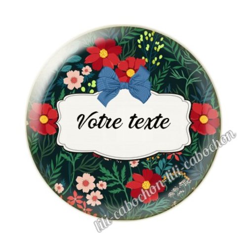 À personnaliser kp43 au choix cabochon résine ou en verre avec ou sans support, miroir, magnet, porte clé