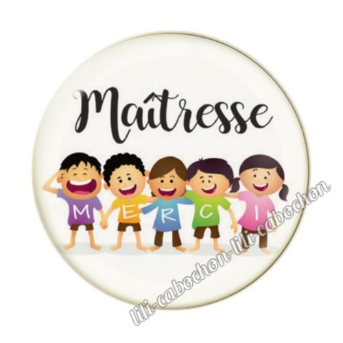 Maîtresse kj6 cabochon en résine époxy 25 mm